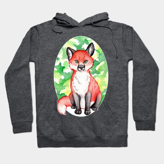 What the Fox Hoodie by TaksArt